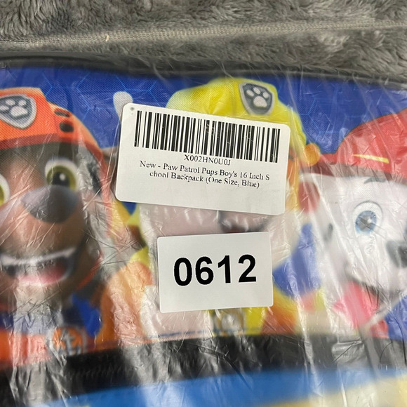 Paw Patrol Pups Backpack Size 16" Blue School Picnic Adjustable NWT 612 - Picture 13 of 13